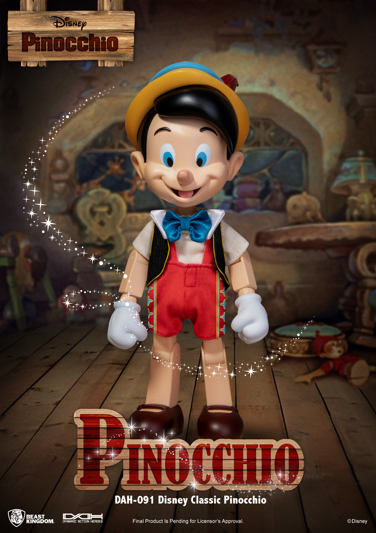 Pre-Order Beast Kingdom Disney Pinocchio (DAH) Figure
